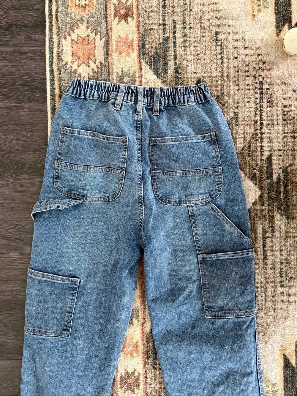Ardene Medium Wash ‘Mom’ Jeans / Utility Pockets / Teen Denim / Tween Denim - Picture 3 of 6
